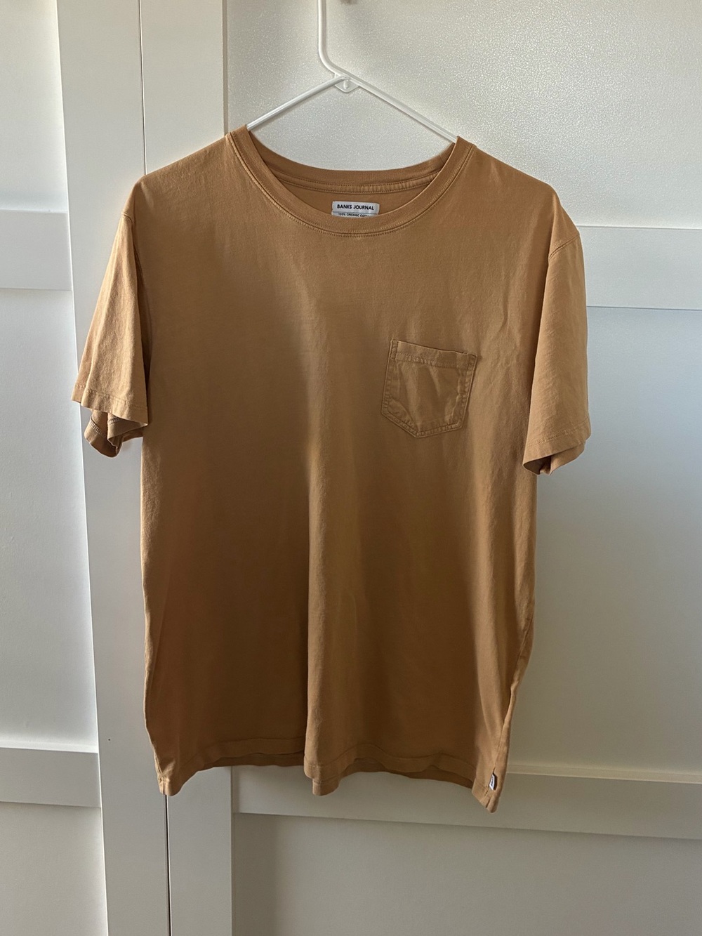 Banks Journal Men’s Pocket T-Shirt Mustard Medium